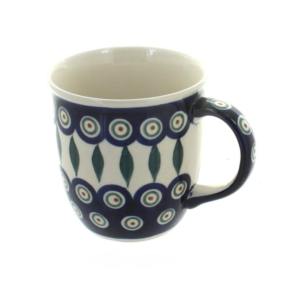 Blue Rose Polish Pottery Zaklady Mug