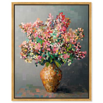 Pixel Bloom II Canvas by Art Remedy