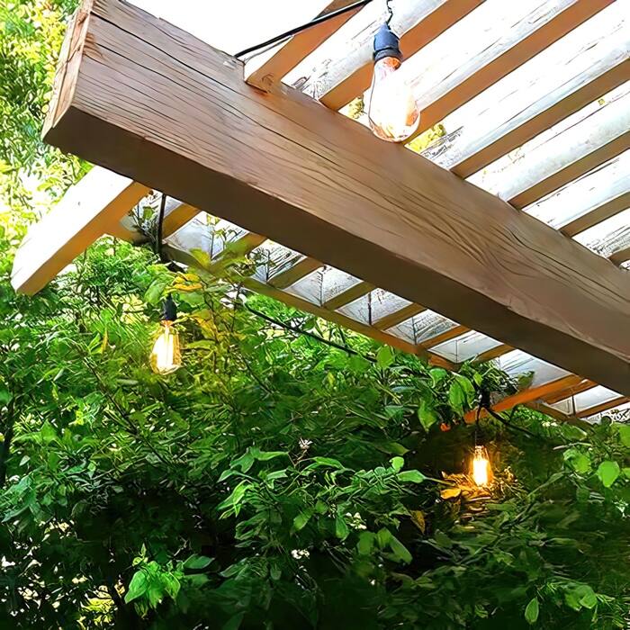 120V Dimmable Outdoor LED Patio String Light w/ Giant Edison Bulb - 24-48