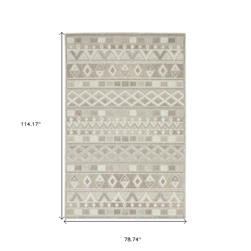 HomeRootsGeometric Casual Runner Area Rug