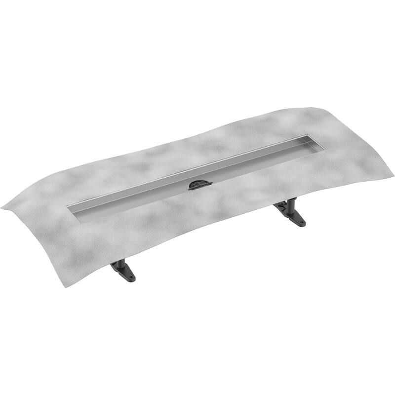 Delta DR73240 24" Linear Shower Drain Rough In with Removable Hair - Natural