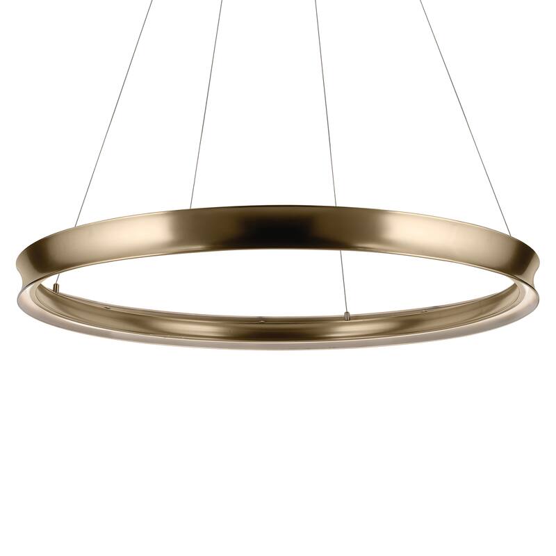 Larousse 49.5 Inch LED Chandelier in Champagne Bronze