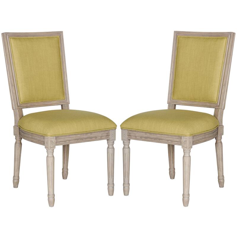SAFAVIEH Sharen Rectangular Dining Chair (Set of 2). - 20"W x 24"D x 38"H