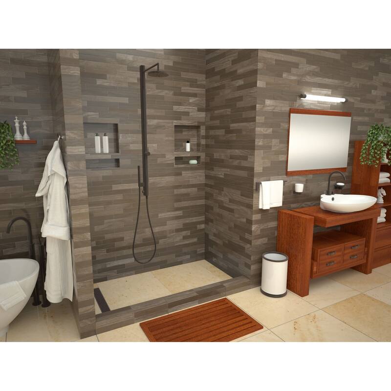 Tile Redi Redi Trench 48" x 30" Rectangular Shower Base with Single