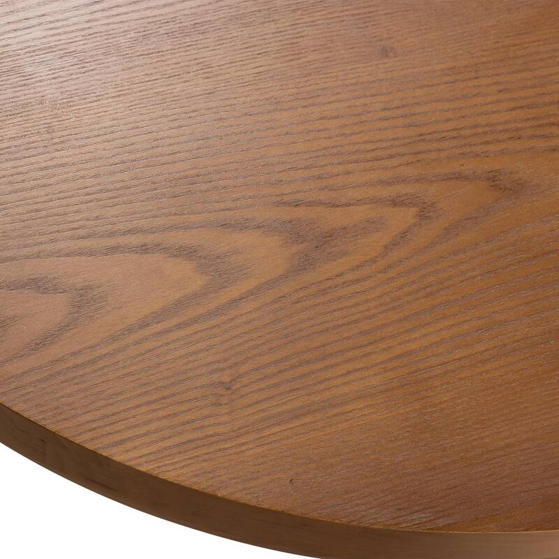 COZAYH 2-Piece Farmhouse Living Room Table Sets, Minimalist Modern Round Nesting Table for Lounge