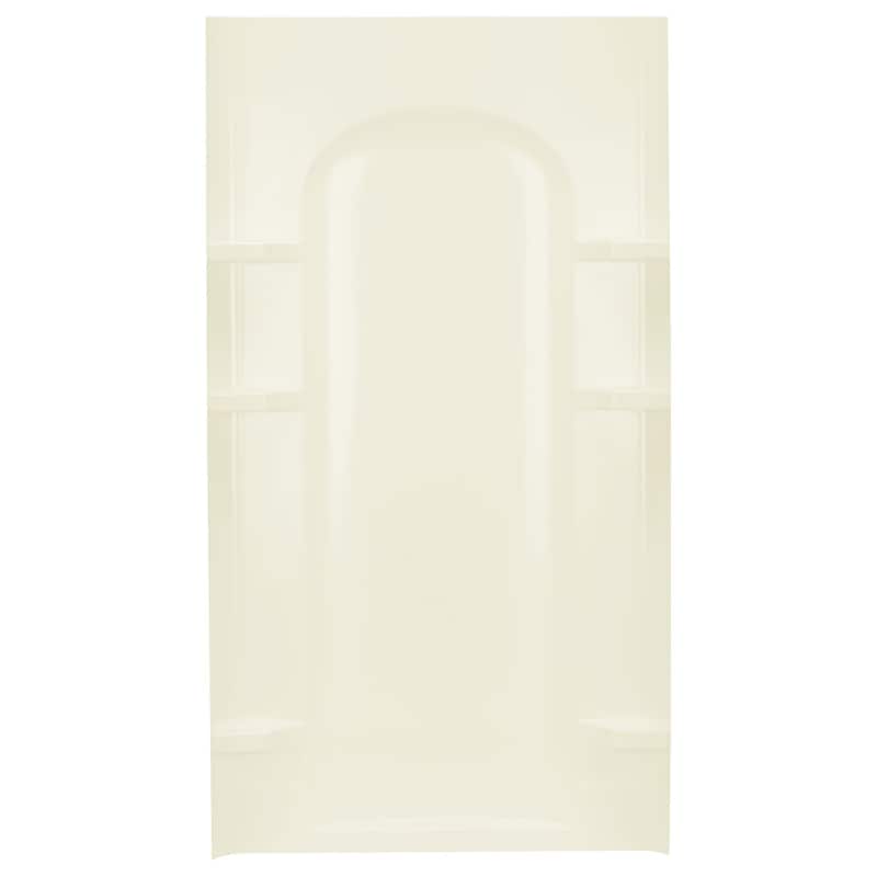 Sterling 72212100 Ensemble 72-1/2" x 42" Vikrell Shower Back Wall with - Biscuit
