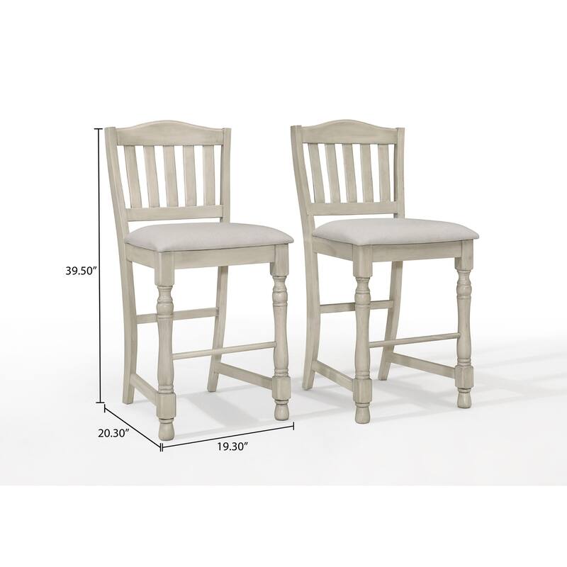 CraftPorch Classy Counter Height Dining Chairs (Set of 4)