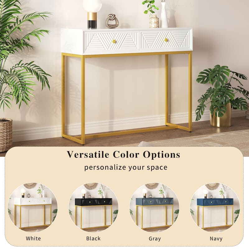Console Table Entryway Table with Storage