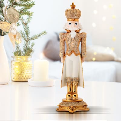 18" Resin Diamond Opulent Nutcracker