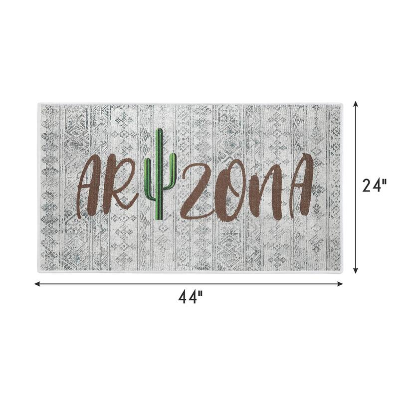 SussexHome Non-Skid Ultra-Thin Area Rugs for Laundry Room, Entryway, Bathroom and Kitchen - Washable Multipurpose Floor Mat