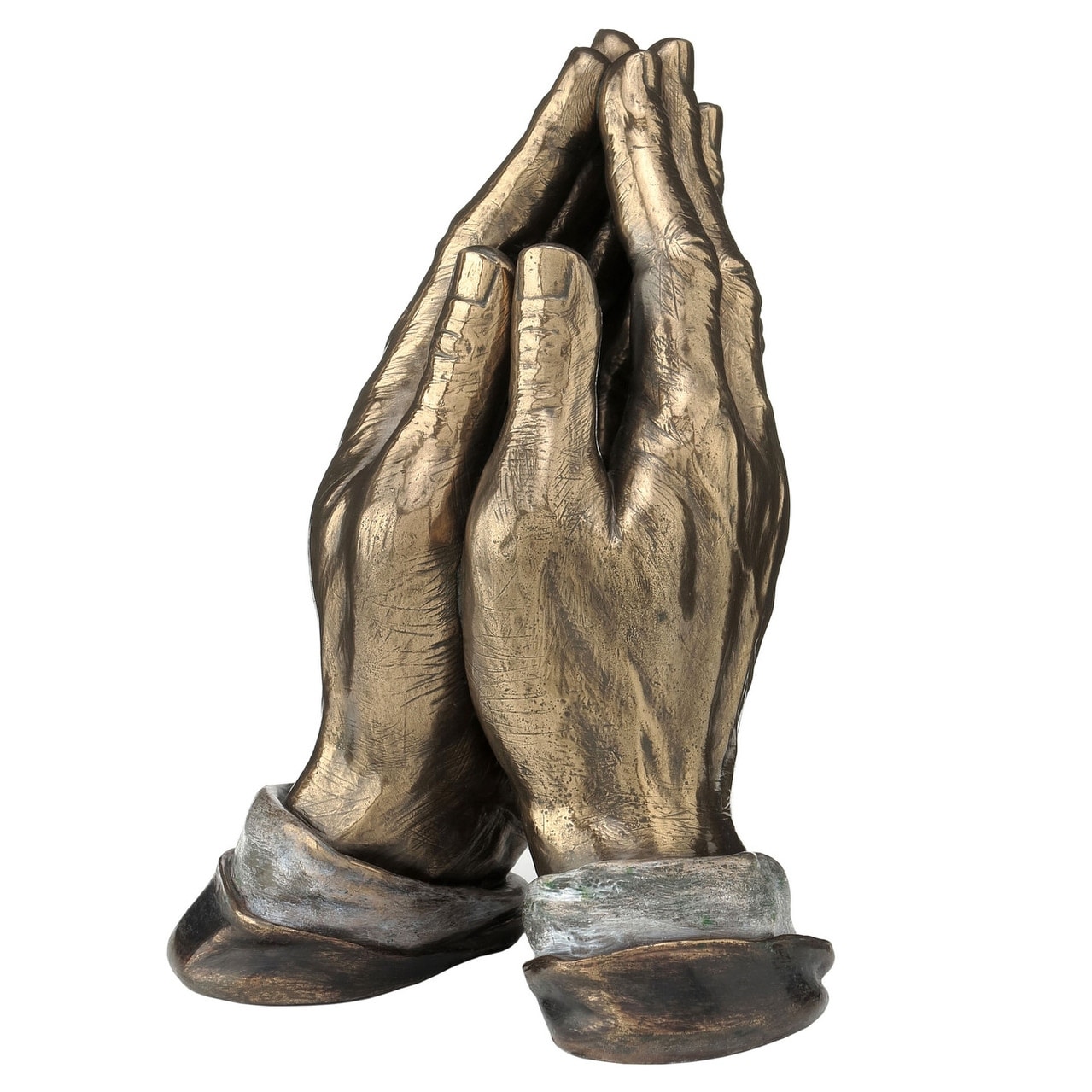 7.68 in H Praying Hands Figurine Poly Resin