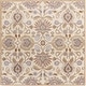 preview thumbnail 64 of 122, Patchway Handmade Classic Floral Wool Area Rug 8' Square - Ivory - Square