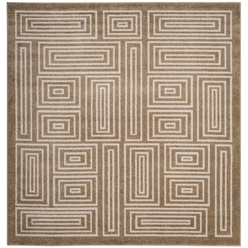 SAFAVIEH Amherst Morag Modern Rug - 7' Square - Wheat/Beige