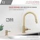preview thumbnail 24 of 49, STYLISH Kitchen Sink Faucet Single Handle Pull Down Dual Mode in Stainless Steel - Faucet Height: 14 1/8" | Spout Height: 6 3/4"