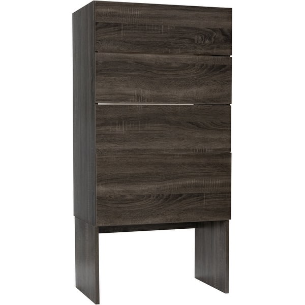 Shop Modular Closets 36 Tall Wood Tower Closet Organizer System