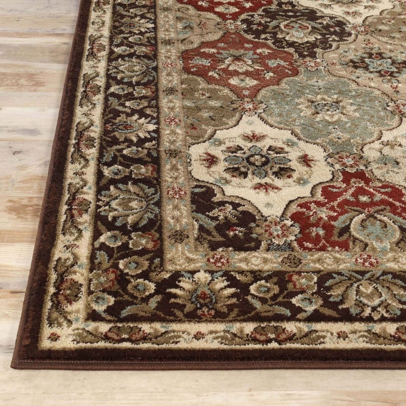 Superior Palmyra Traditional Floral Medallion Indoor Runner or Area Rug