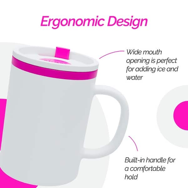 Copco Iconic Plastic Double Wall Insulated Desk Mug with Lid - 16 oz - On  Sale - Bed Bath & Beyond - 38350083