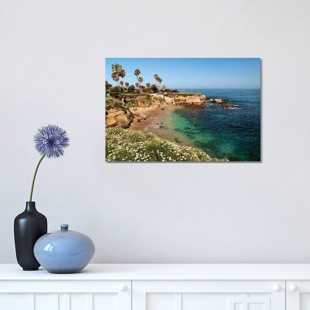 iCanvas "USA, California, La Jolla, Clear water on a spring day at La Jolla Cove" by Ann Collins Canvas Print