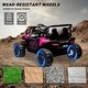 preview thumbnail 10 of 26, 12V 7AH Kids Electric UTV with Remote Control, Ride on Truck Car with Toy Storage