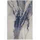 preview thumbnail 1 of 8, Mandana 39M0F Abstract Modern Area Rug 7'9" x 10' - Ivory/Blue