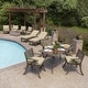preview thumbnail 10 of 29, Arden Selections Plush PolyFill 24 x 24 in. Solid Leala Outdoor Deep Seat Cushion Set
