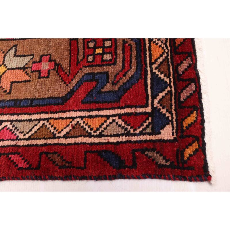 ECARPETGALLERY Hand-knotted Konya Anatolian Red Wool Rug - 3'3 x 9'8