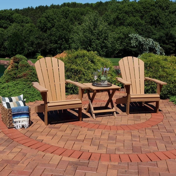 Shop Sunnydaze All-Weather Outdoor Adirondack Chair - 2 PK ...