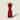 Cole & Mason London Red Gloss Salt Mill 7" - Adjustable Grind