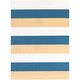 preview thumbnail 19 of 19, Penn Casual Striped Area Rug 9'3" x 12'6" - Navy