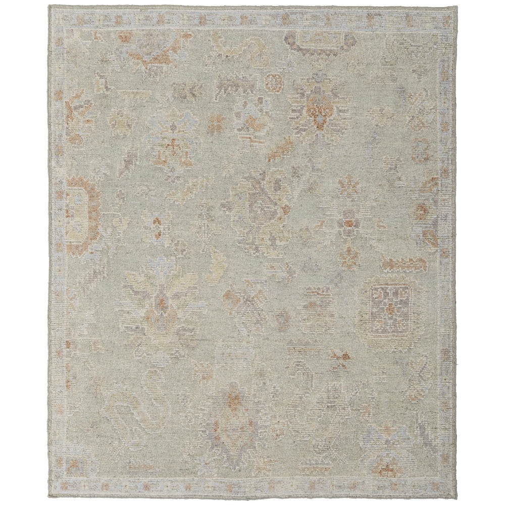 Grand Bazaar Loper Hand Knotted Floral & Botanical Transitional Area Rug