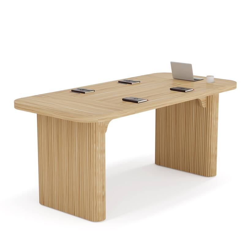 Japanese 62-Inch 5FT Rectangular Conference Meeting Seminar Table