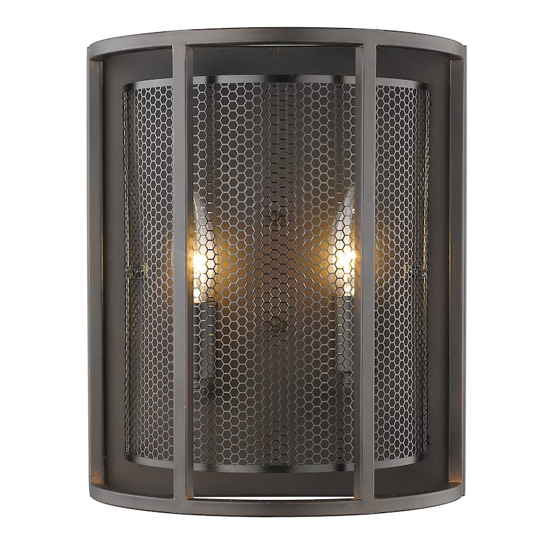 Eglo Verona 2-light Oil Rubbed Bronze Wall Light - Steel