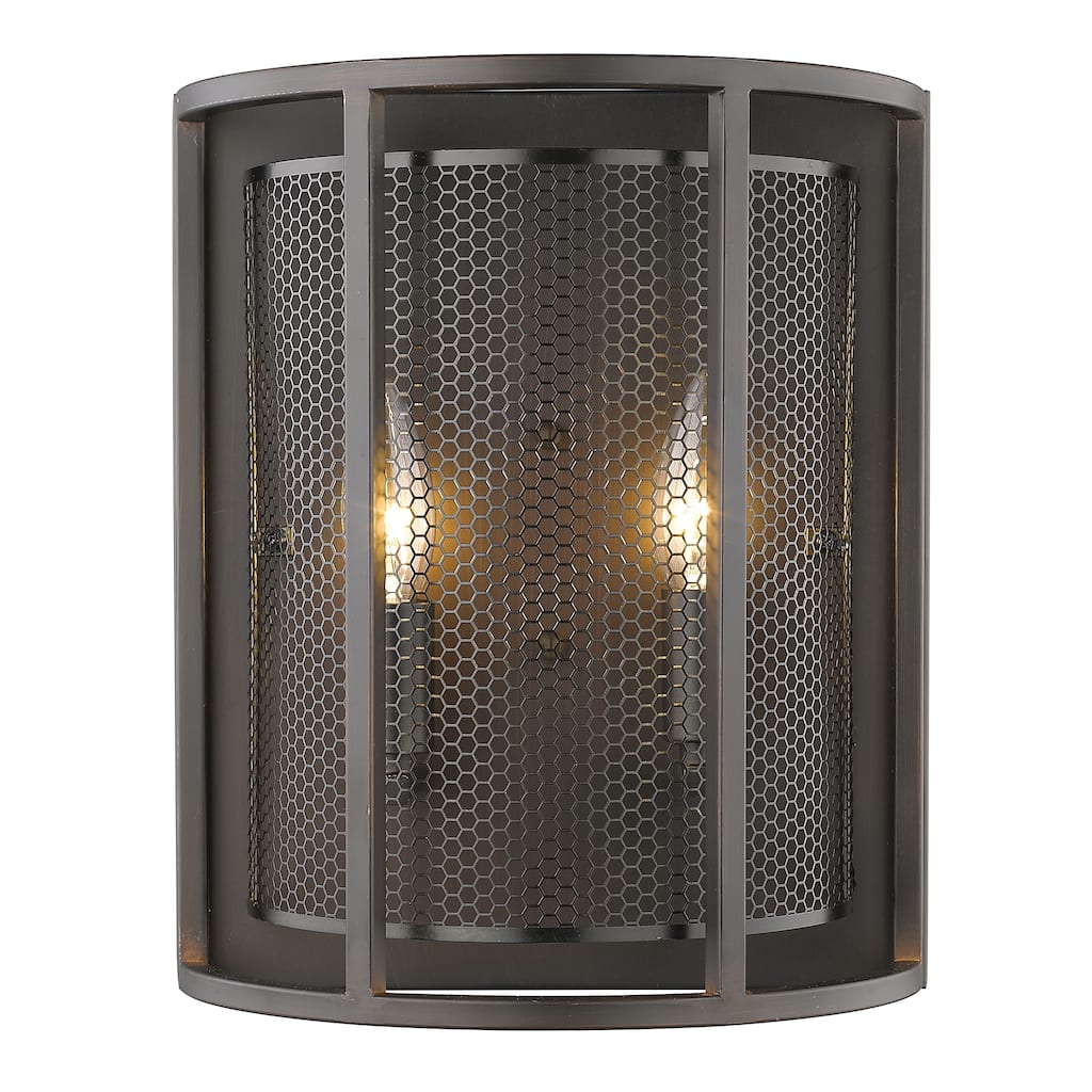 Eglo Verona 2-light Oil Rubbed Bronze Wall Light