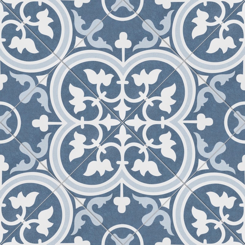 Merola Tile Arte Artic 9-3/4" x 9-3/4" Porcelain Floor and Wall Tile