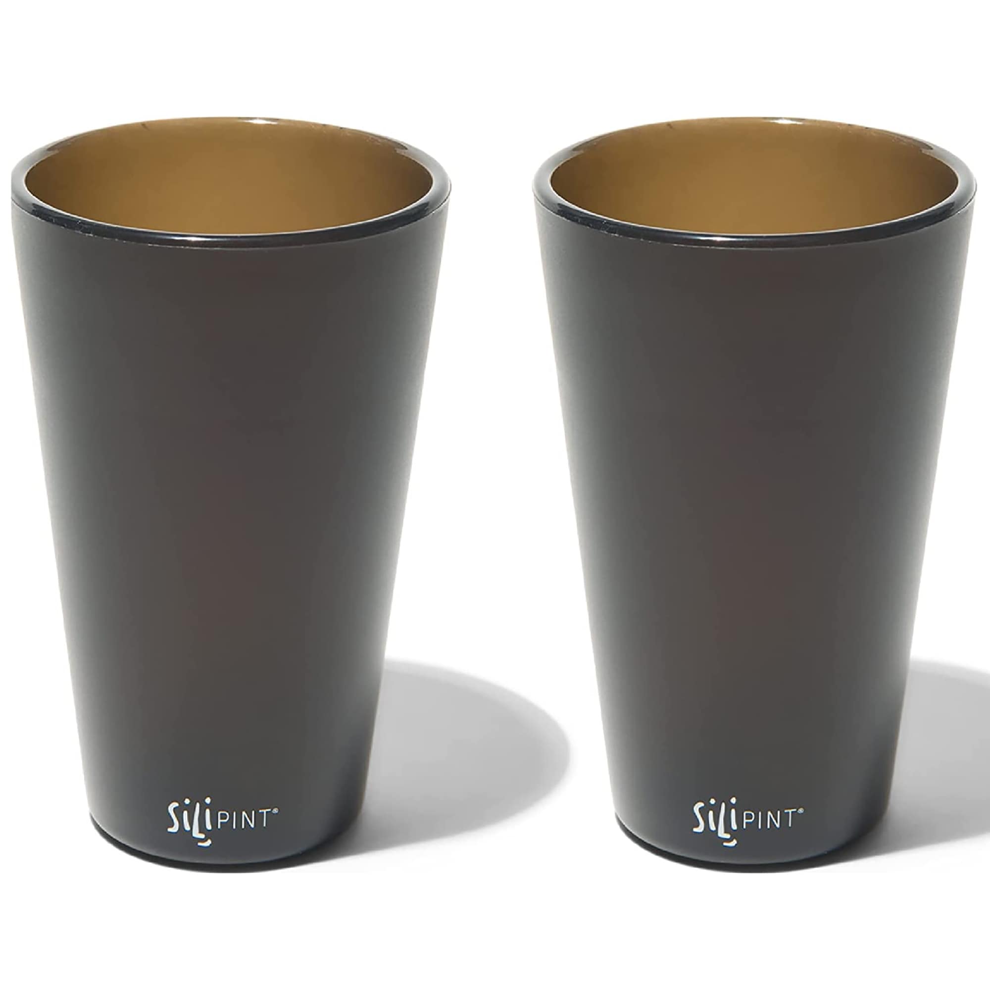 Silipint: Silicone 32oz Straw Tumblers: 2 Pack Sugar Rush - Reusable  Unbreakable Cup, Flexible, Hot/Cold, Airtight Lid 
