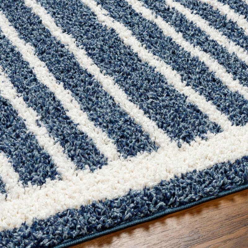 Livabliss Birmingham Playful Arches Plush Area Rug