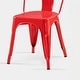 preview thumbnail 40 of 116, Industrial Metal 18 Inch Stackable Dining Chair Set