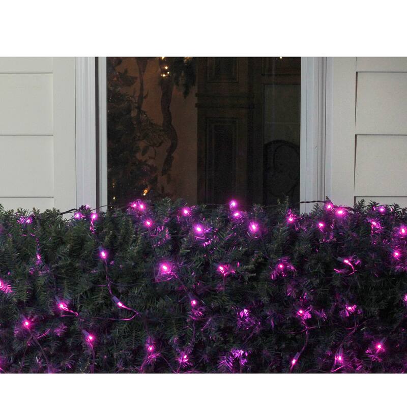 4' x 6' LED Wide Angle Net Style Christmas Lights White Wire