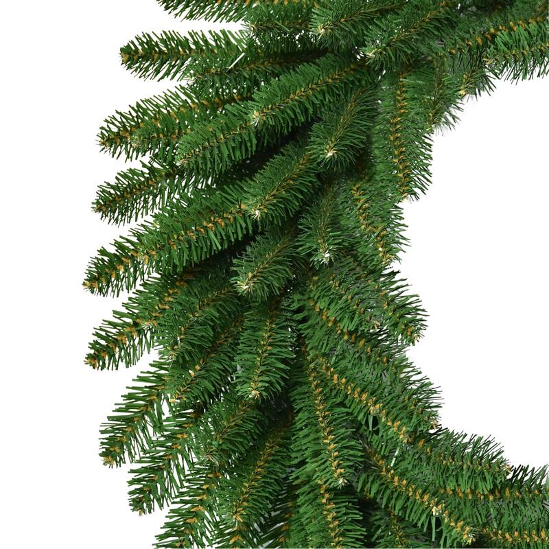 Mountain View Spruce Artificial Christmas Wreath - 2' - Unlit