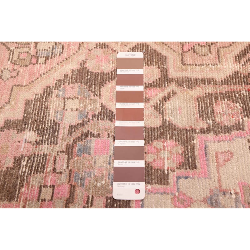 ECARPETGALLERY Hand-knotted Antalya Vintage Dark Brown Wool Rug - 4'5 x 6'9