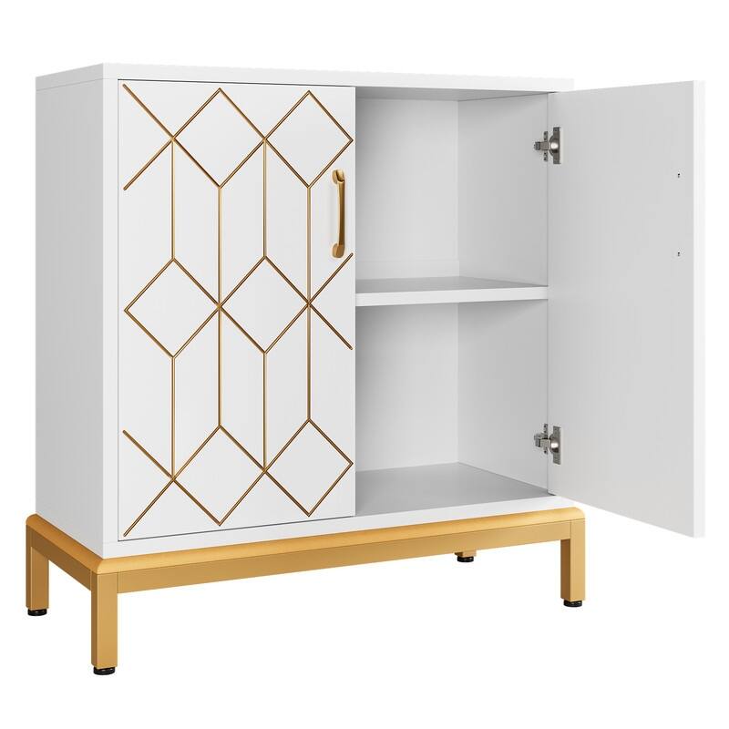 Carving Cabinet - White