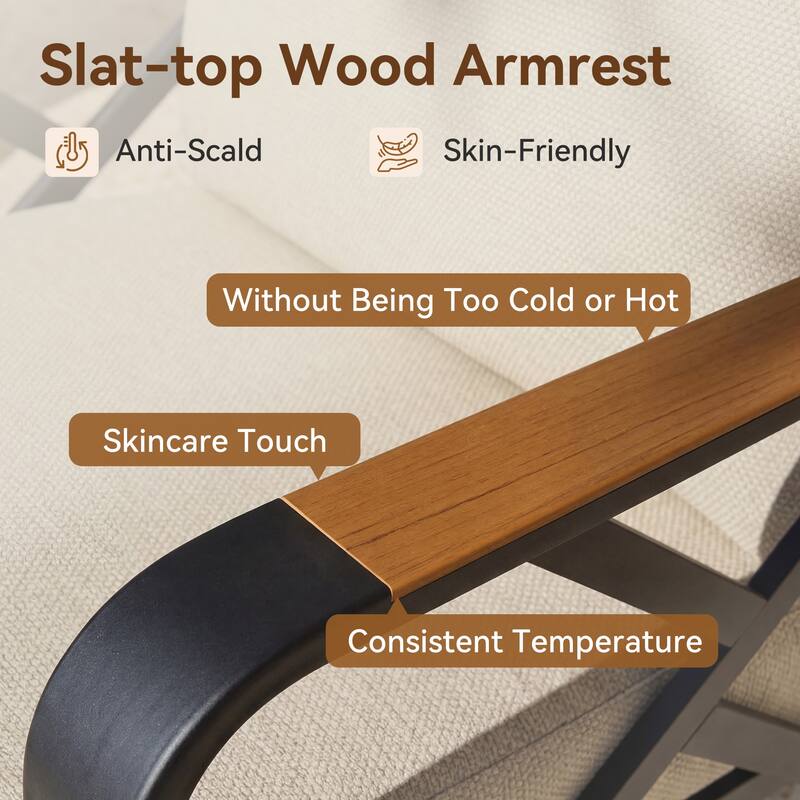 Patio Rocker With Cushions