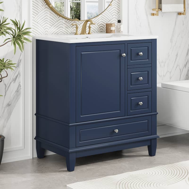 Christopher Knight Home 30" Stylish and Functional Bathroom Vanity with Sink