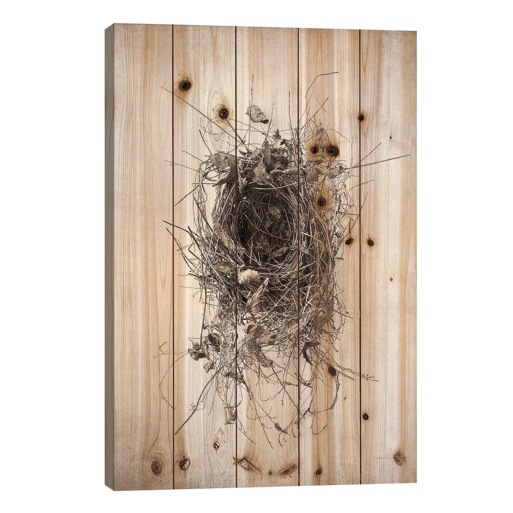 Nest II Print On Wood by Debra Van Swearingen - Multi-Color