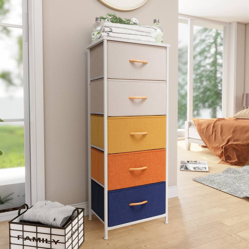 Pellebant 5 Drawers Vertical Storage Tower Organizer