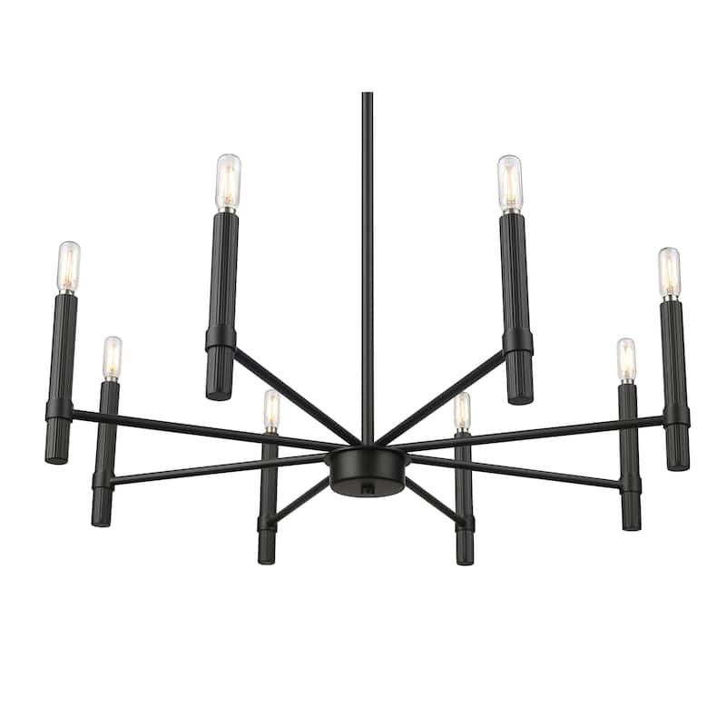 Millennium Lighting 25708 Skyva 8 Light 31" Wide Pillar Candle Style