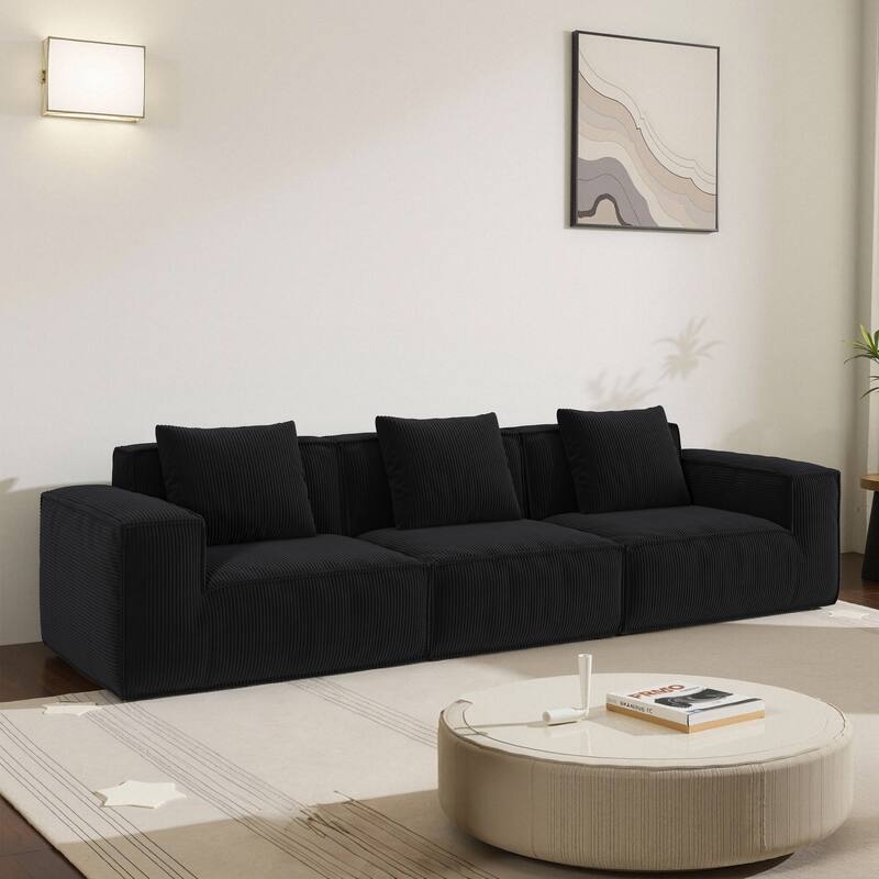 118-Inch Modular Sofa Can Be Converted Into An Oversized Sofa Bed Free Conversion Sofa,Three-Person Combination
