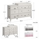 preview thumbnail 18 of 39, Little Seeds Monarch Hill Poppy 6-drawer Changing Table