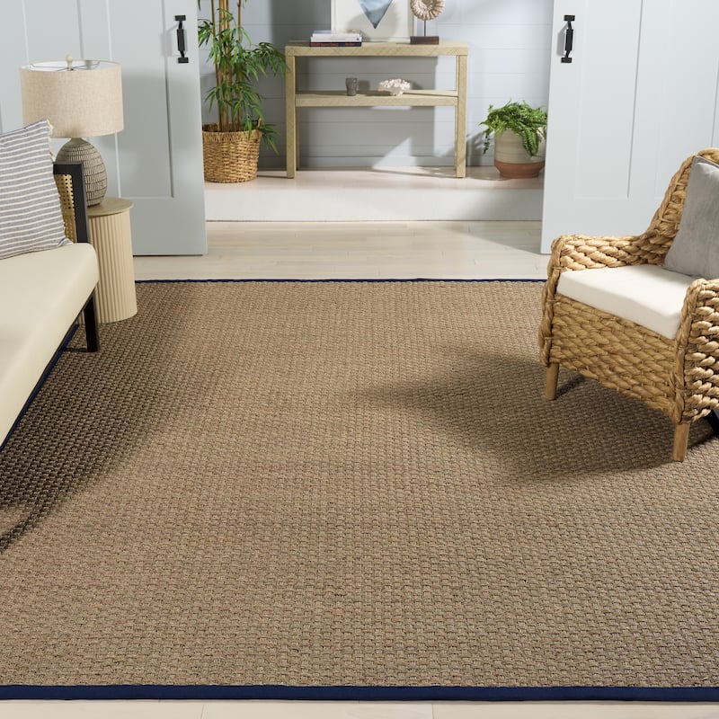 SAFAVIEH Natural Fiber Zymryd Basketweave Seagrass Rug