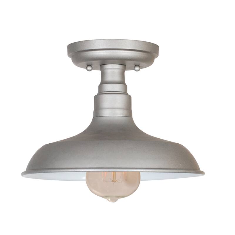 Design House Kimball 1 Light Dimmable Semi-Flush Ceiling Fixture
